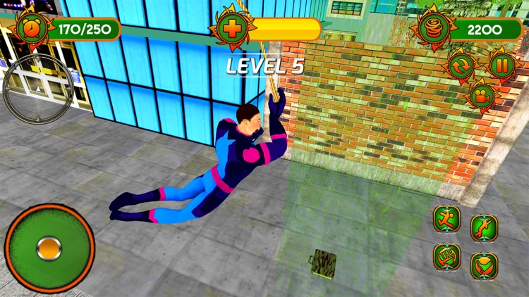 Rope Superhero Swing Master screenshot-4