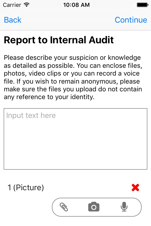 Compliance App screenshot 2