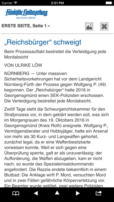 Fränkische Landeszeitung screenshot 4