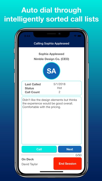 SwiftCall: Auto Dialer & CRM screenshot-0