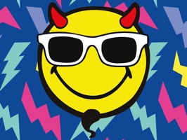 Pack of 32 Smiley Devil stickers from SmileyWorld