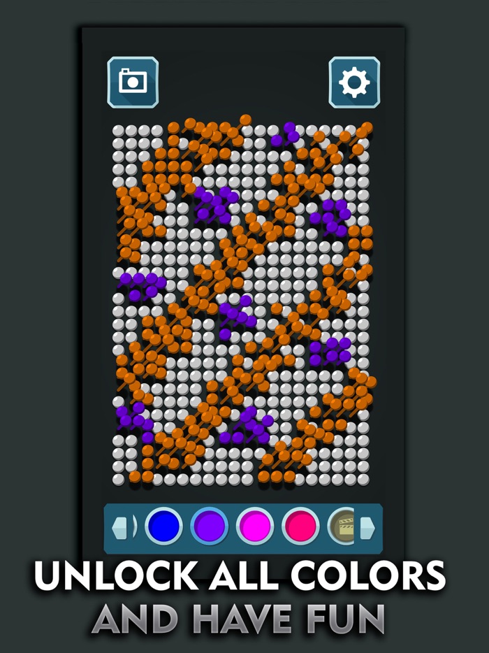 Pin Art Desk Drawing