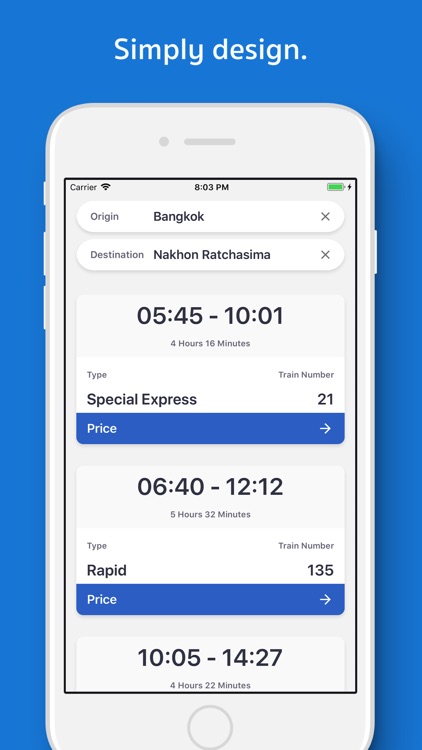 Railway TH: Timetable, Fares