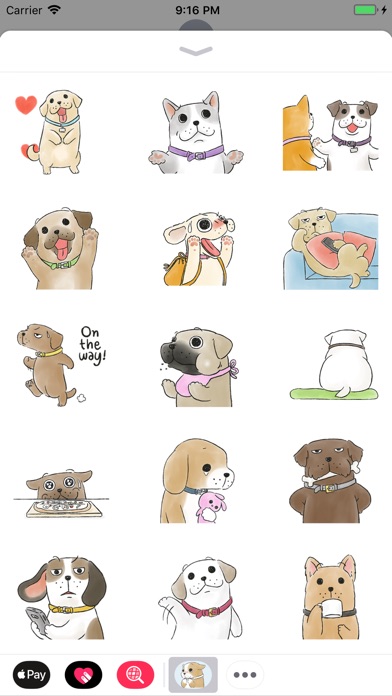 Animated Puppy Dog Stickers screenshot 2