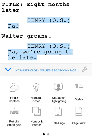 Final Draft Mobile screenshot 3