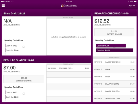 Santa Clara County FCU Mobile Version for iPad screenshot 3