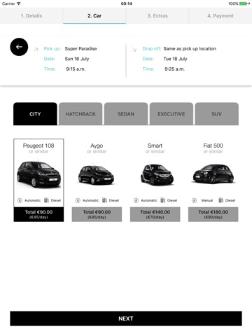Aegean Taxi for iPad screenshot 3
