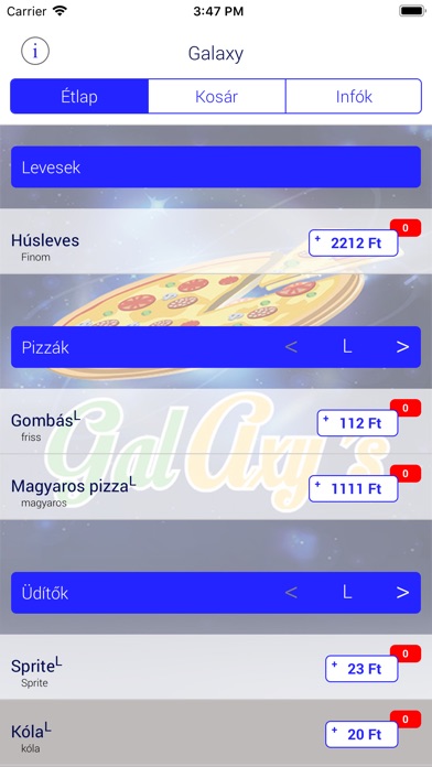 Galaxy's Pizza screenshot 4