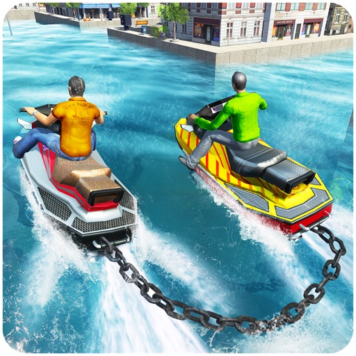Chained Jetski Water Racing 3D iOS App