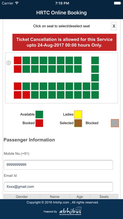 HRTC Online Booking Official screenshot-4