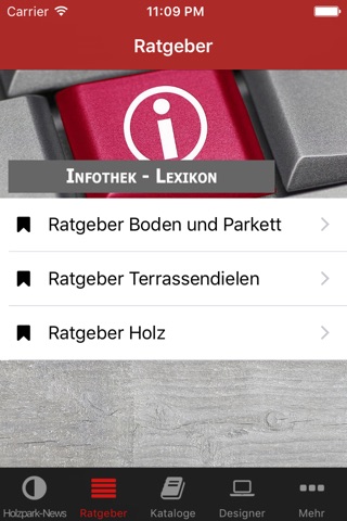 Holzpark-App screenshot 2