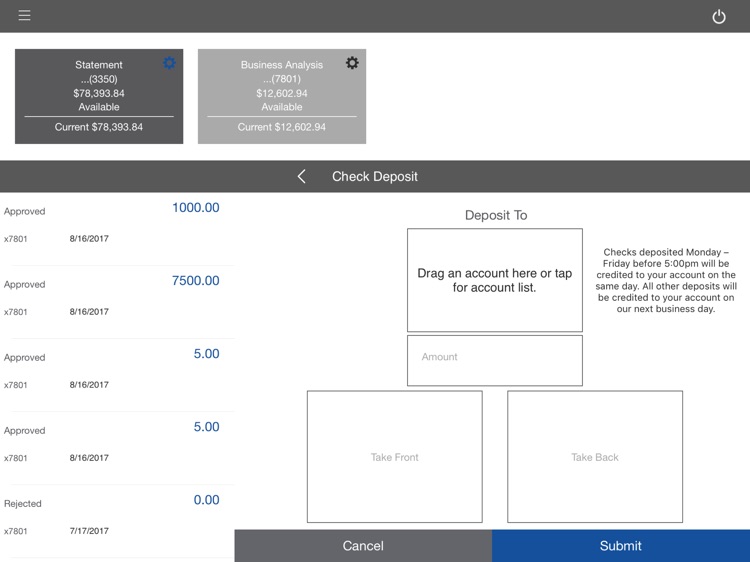 Heritage Bank Biz for iPad screenshot-3