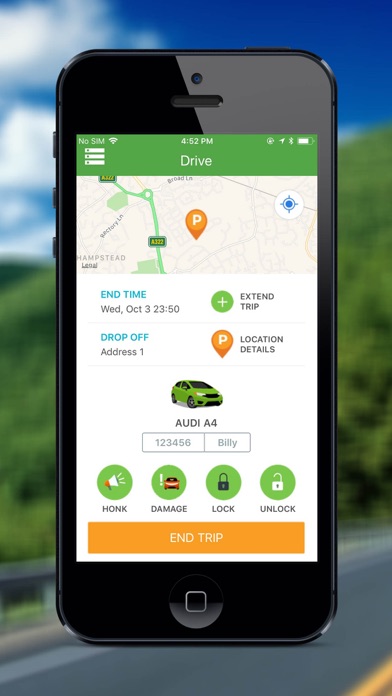 Zipcar Scandinavia screenshot 2