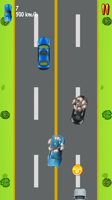 Highway Car Racing 2D screenshot 2