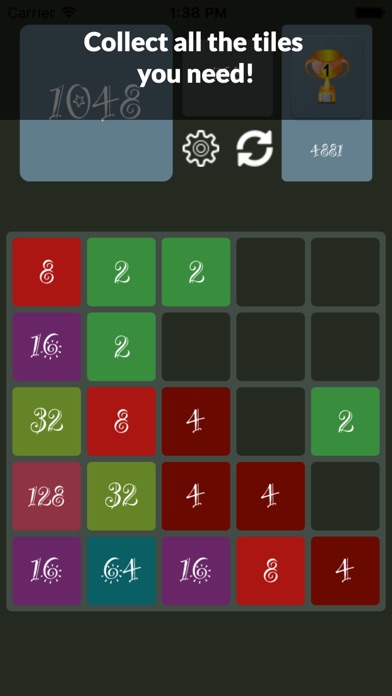1048 Puzzle Game screenshot 2