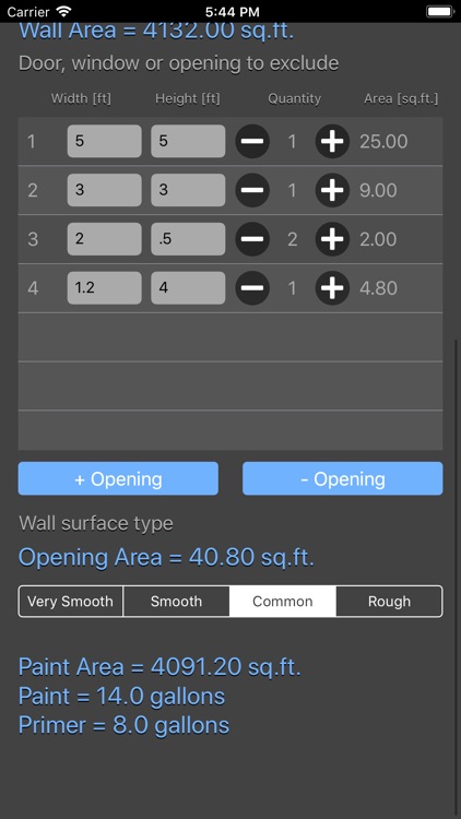 Paint Calculator Plus screenshot-5