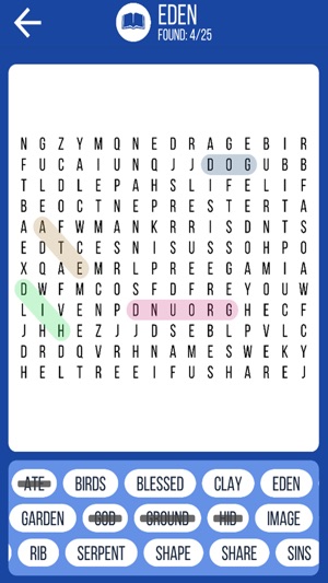 Bible Stories Word Search Old Testament 2(圖3)-速報App