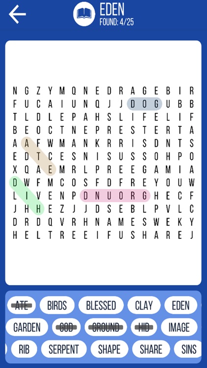 Bible Stories Word Search Old Testament 2