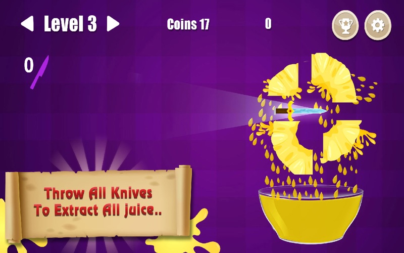 Juicy Knife Throw - Hit Splash screenshot 4