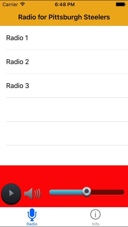 Radio for Steelers