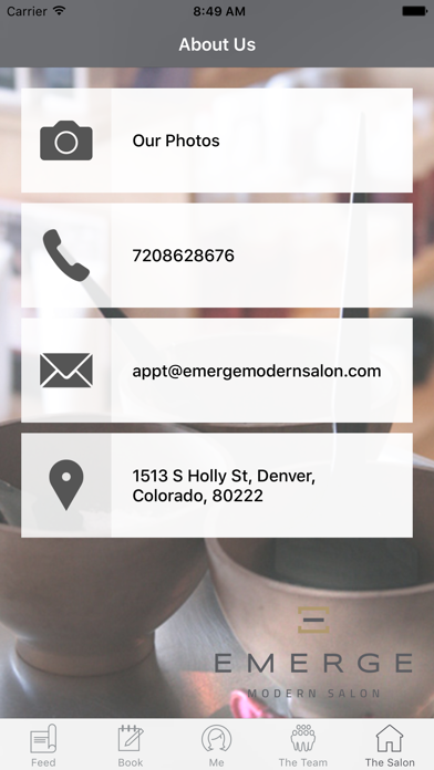 Emerge Modern Salon screenshot 3