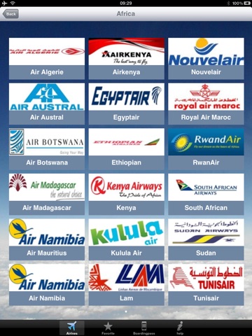 Airline Flight Check-In Middle-East for iPad screenshot 3