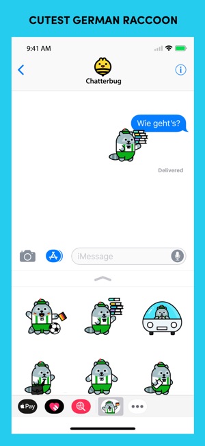 Chatterbug German Stickers(圖2)-速報App