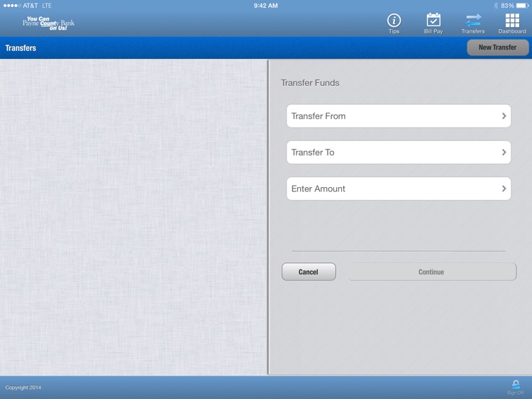 Payne County Bank for iPad