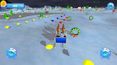 Snow Cart Running Princess screenshot 4