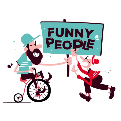 Funny People Stickers icon