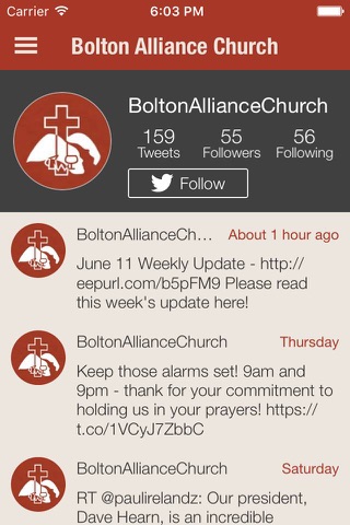 Bolton Alliance Church screenshot 2