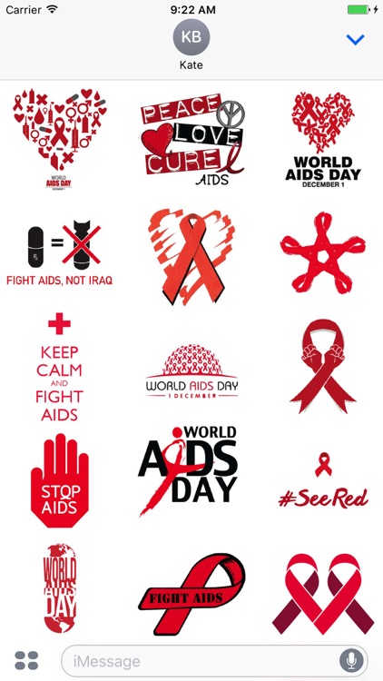 Act Against AIDS Sticker Pack