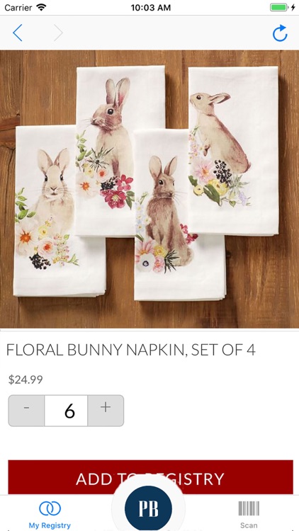 Pottery Barn Wedding Registry screenshot-3