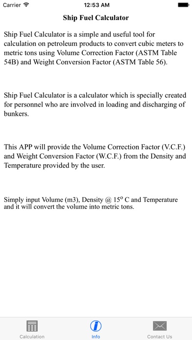 SHIP FUEL CALCULATOR screenshot 3