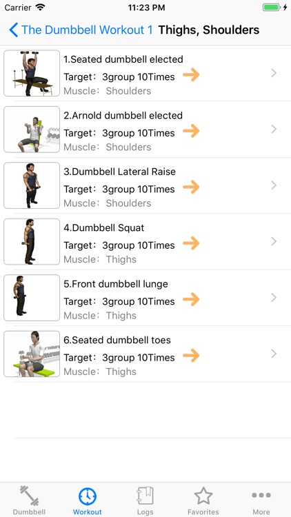 The Dumbbell Workout screenshot-3