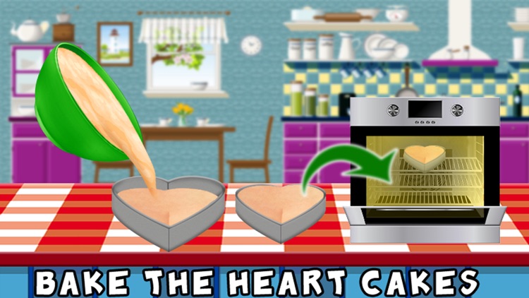 Heart Wedding Cake Cooking screenshot-3