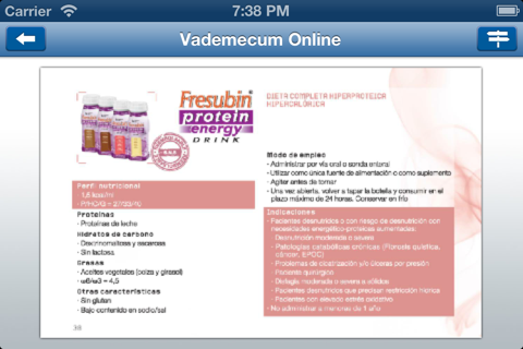 Fresenius Kabi VDM screenshot 3