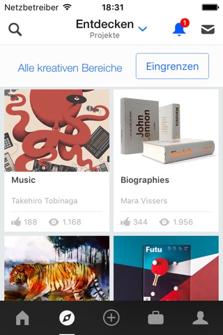 Behance – Creative Portfolios screenshot 2