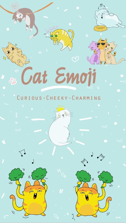 Funny Cat Emoji Stickers screenshot-0