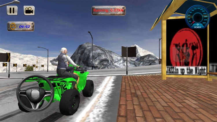 ATV Quad Bike Offroad Taxi Sim screenshot-3