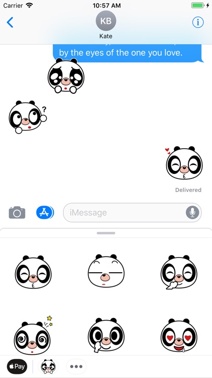 Lovely panda - Fx Sticker screenshot-3