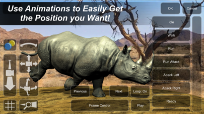 Rhinoceros Mannequin screenshot 3
