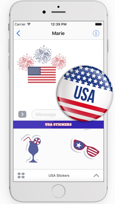 USA Stickers and emoticons screenshot 2