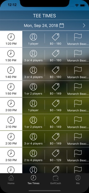 Monarch Beach Golf Tee Times(圖4)-速報App