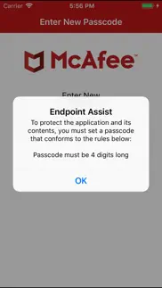 mcafee endpoint assistant iphone screenshot 1
