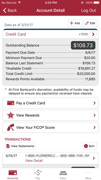 Fidelity Bank Credit Card
