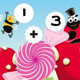 Calculate Candy Sums! Find the Solution in Great Bug`s Life! Free Education Math Learning Kids Game