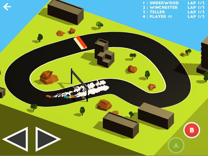 Tiny 3D Car Racing Chase Rider