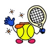 TennisMoji - Tennis Emoji Sticker