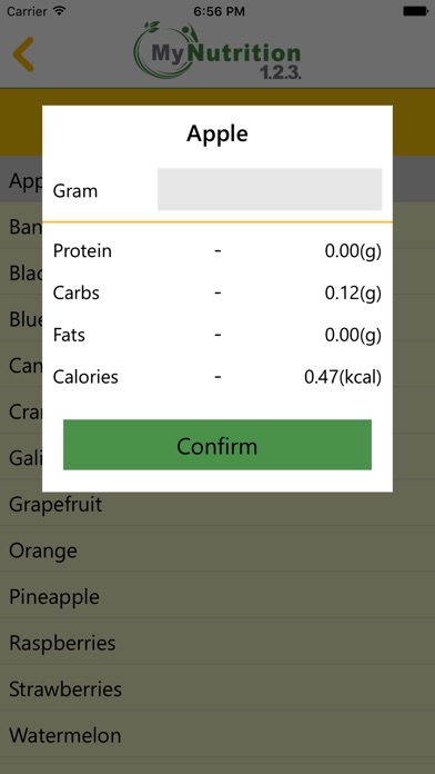 My Nutrition 123 screenshot 4